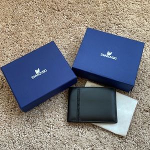Swarovksi men’s wallet with card slide